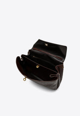 Balenciaga Medium Rodeo Ostrich-Effect Leather Top Handle Bag Brown 7897722ABBP/P_BALEN-2053