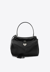 Balenciaga Small Rodeo Calf Leather Shoulder Bag Black 7897792AA4U/P_BALEN-1000