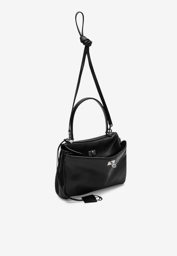 Balenciaga Small Rodeo Calf Leather Shoulder Bag Black 7897792AA4U/P_BALEN-1000