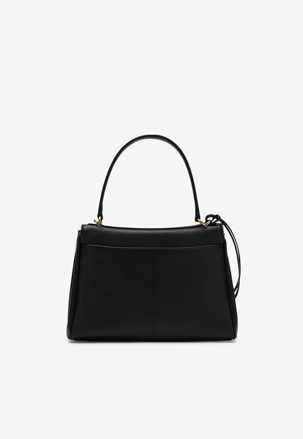 Balenciaga Small Rodeo Smooth Leather Tote Bag  Black 7897792AA4V/R_BALEN-1000