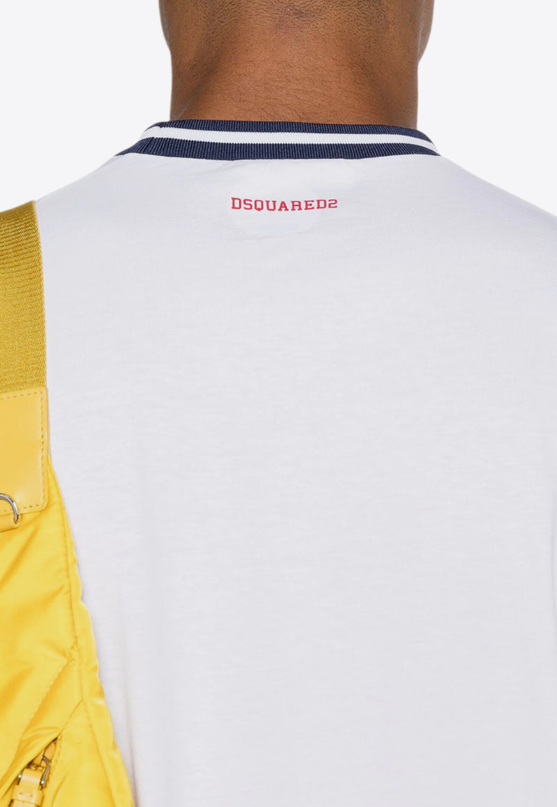 Dsquared2 Number Print Crewneck T-shirt  White S71GD1420S23009_100