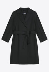 S Max Mara Arona Reversible Wool Coat Black 2429016111600ARONA_013