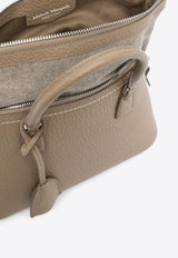 Maison Margiela 5AC Grained Leather Top Handle Bag Beige S56WG0082P4455_T2172