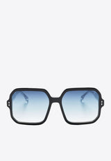 Isabel Marant Essential Oversized Square Sunglasses Blue IM0163S_807