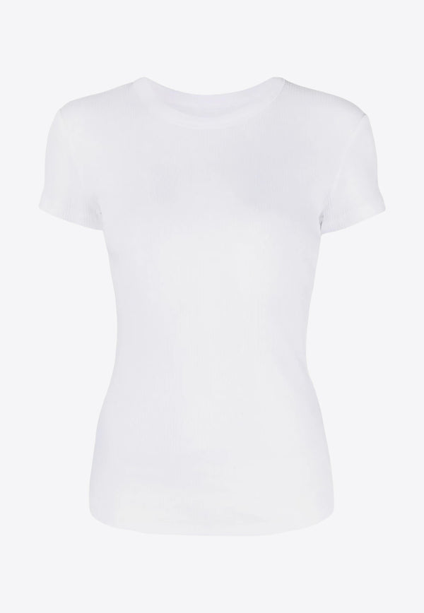 Isabel Marant Fine Ribbed T-shirt White TS0111FAA2N39I_20WH