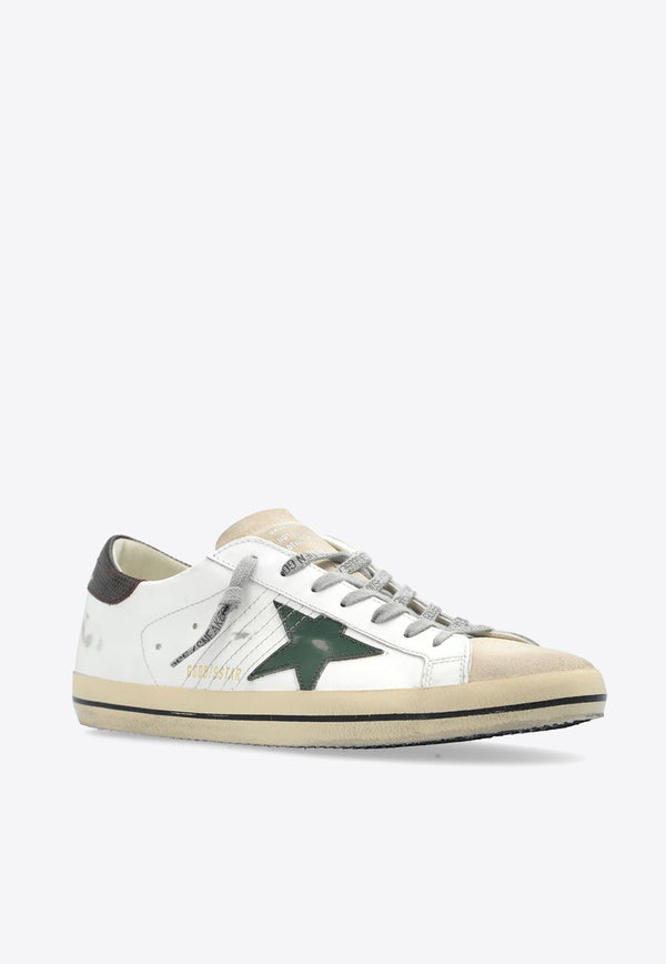Golden Goose DB Super-Star Distressed Leather Sneakers White GMF00101F006222_82719