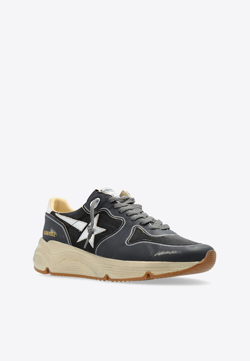 Golden Goose DB Running Sole Distressed Sneakers Navy GMF00126F006220_50870