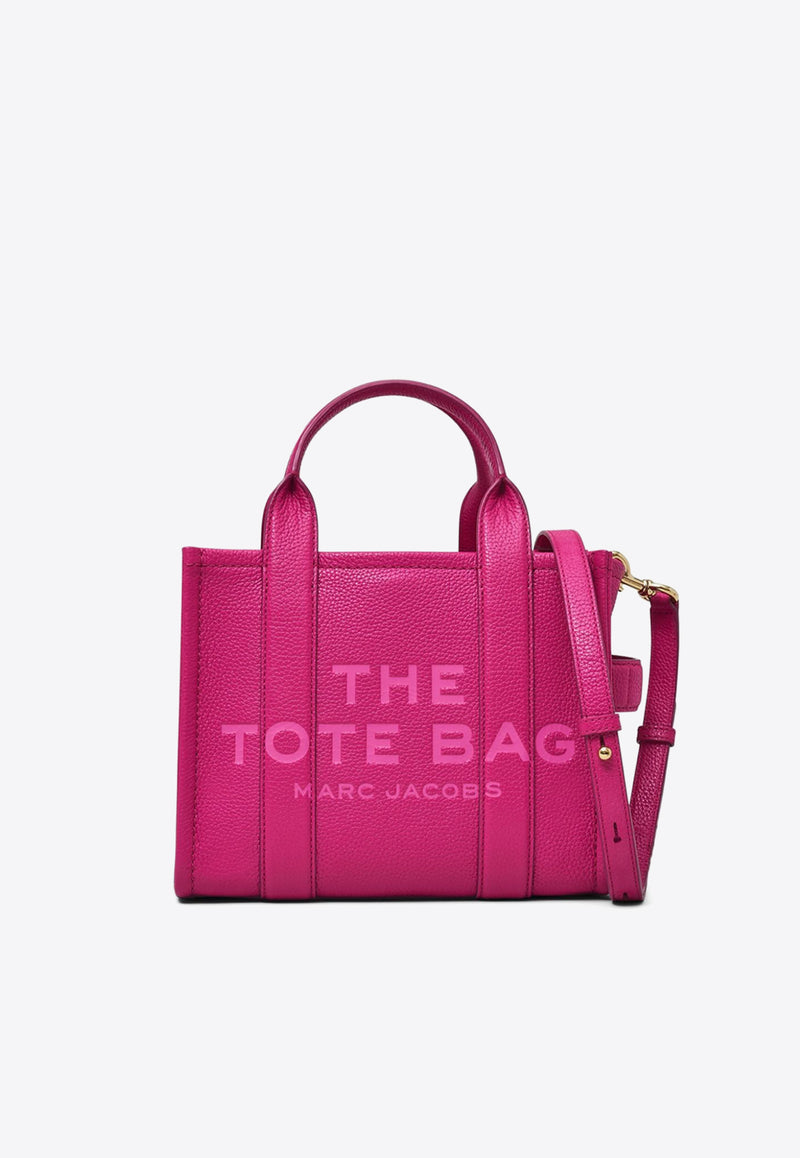 Marc Jacobs The Small Leather Tote Bag Fuchsia H009L01SP21_955