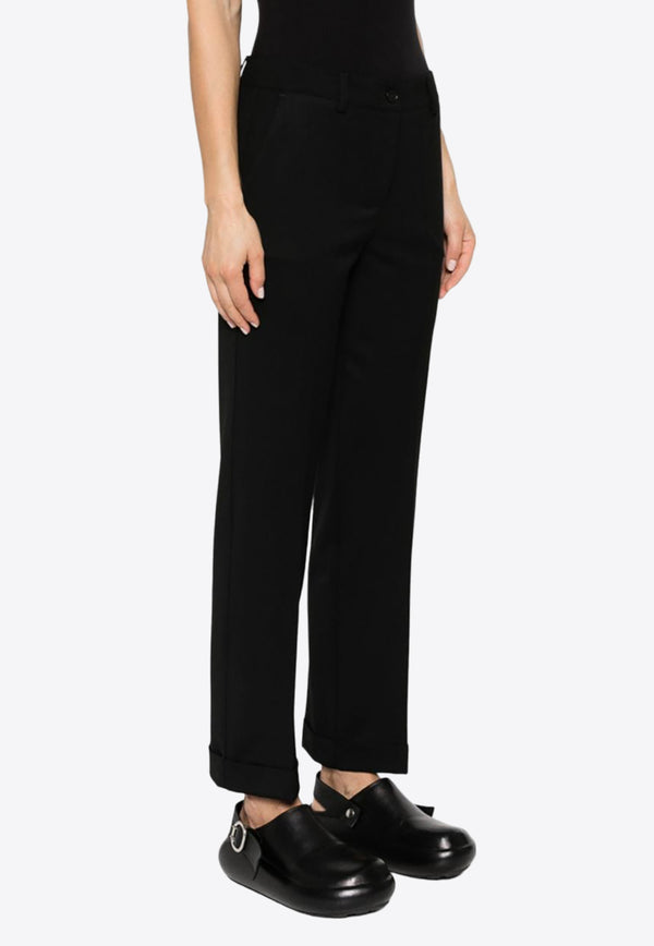 P.A.R.O.S.H Liliuxy High-Waist Tailored Pants Black D231495LILIUXY23_013