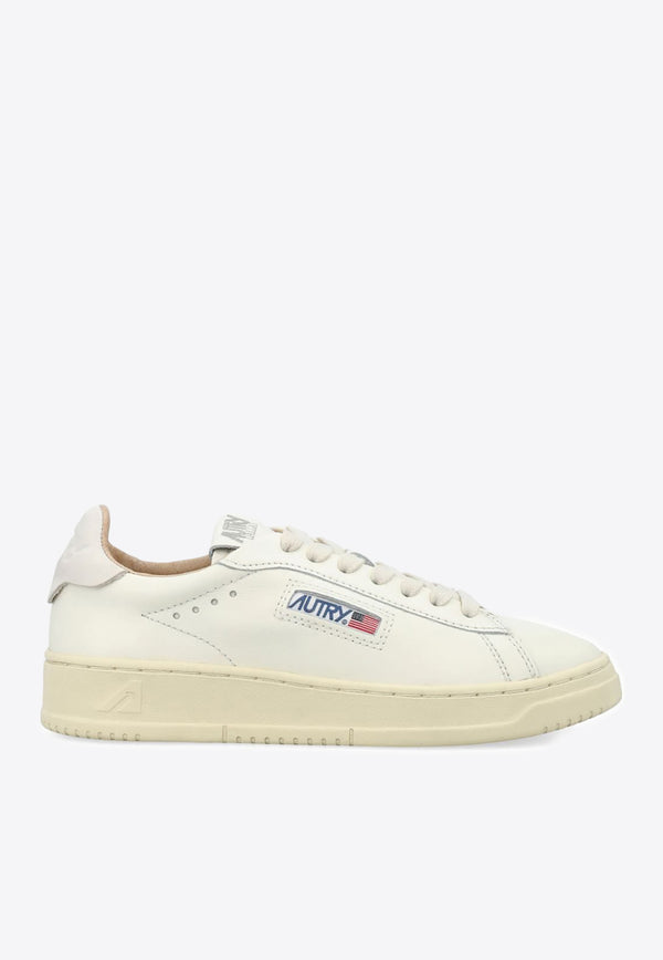 Autry Dallas Low-Top Leather Sneakers White ADLWMR_01