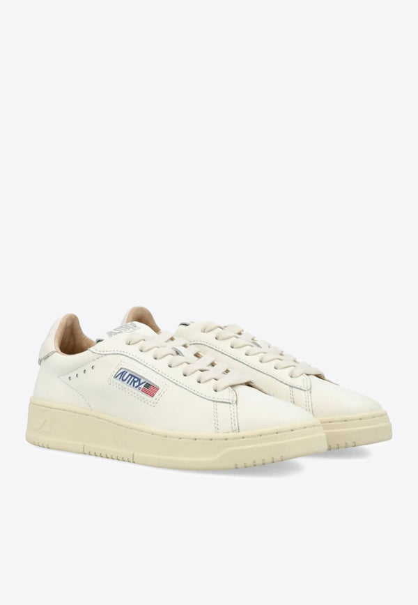 Autry Dallas Low-Top Leather Sneakers White ADLWMR_01