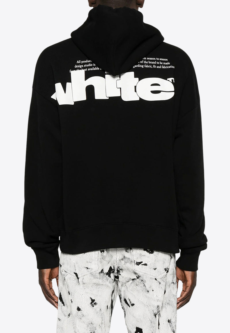 Off-White Shared Logo Cotton Hoodie Black OMBB085F24FLE00L_1001