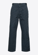 Paul Smith Monogram Jacquard Straight Pants Navy M2R453YM22048_48