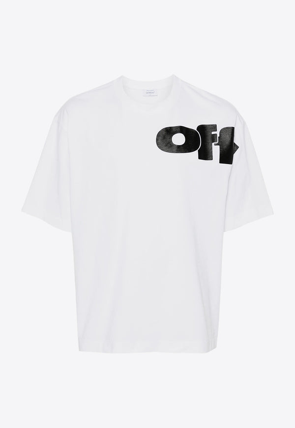 Off-White Shared Logo Crewneck T-shirt White OMAA120F24JER00G_0110