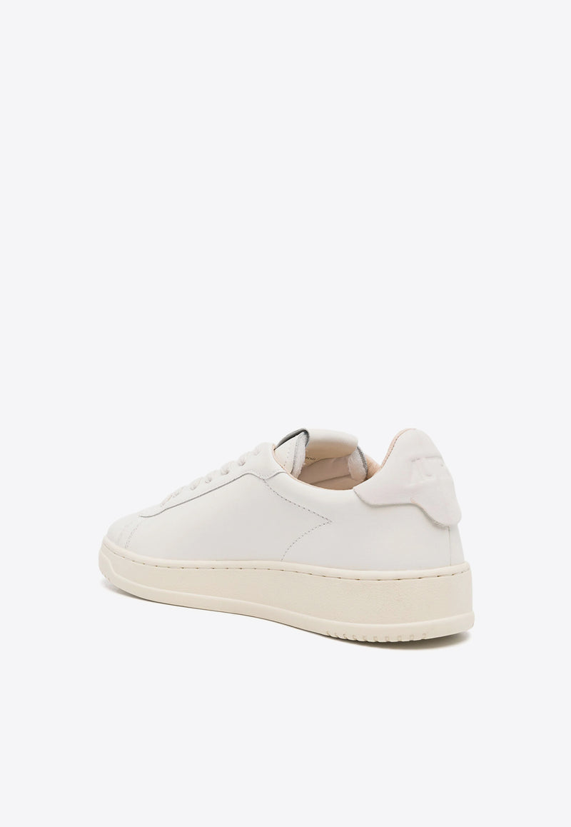 Autry Dallas Low-Top Leather Sneakers White ADLMMR_01