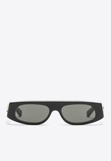 Gucci Geometric Acetate Sunglasses Gray 791806J0740/O_GUC-1012