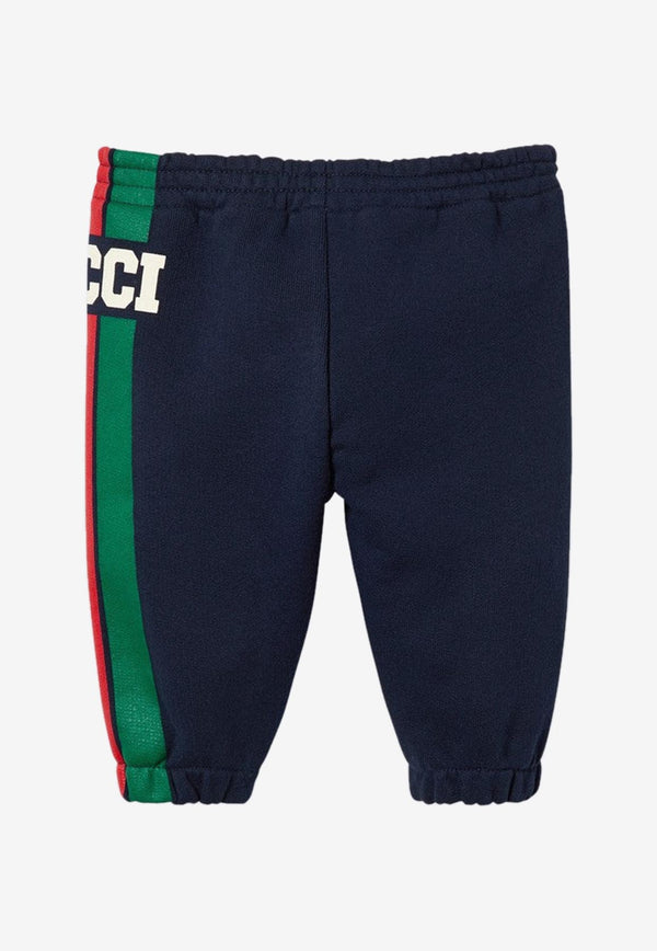 Gucci Kids Babies GG Logo Track Pants Blue 791933XJGOF/P_GUC-4392