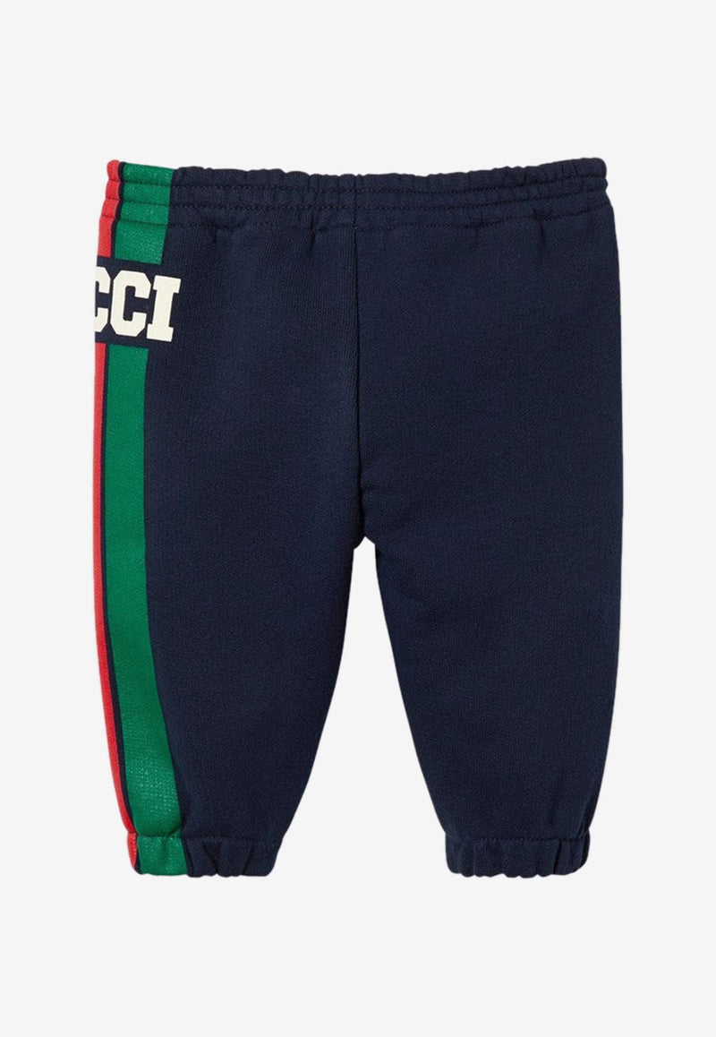 Gucci Kids Babies GG Logo Track Pants Blue 791933XJGOF/P_GUC-4392