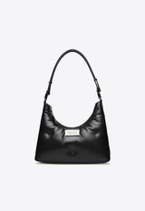 Maison Margiela Small Glam Slam Hobo Bag in Quilted Leather Black SB3WG0024P4300_T8013