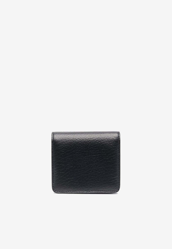 Maison Margiela Four-Stitches Leather Wallet with Chain Black SA3UI0009P4455_T8013