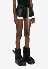 Rick Owens Fog Leather Mini Shorts Black RP02D3316LLP_09