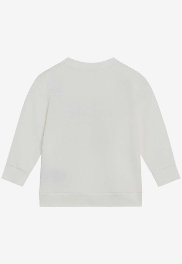 Gucci Babies Logo-Printed Crewneck Sweatshirt 792071XJHFE/R_GUC-9214