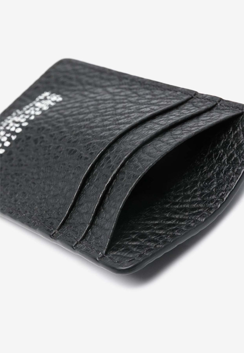 Maison Margiela Four Stitches Grained Leather Cardholder Black SA1VX0017P4455_T8013