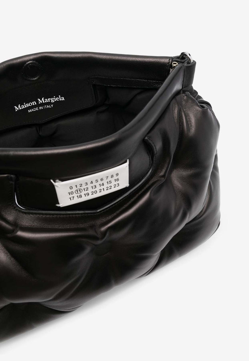 Maison Margiela Medium Glam Slam Leather Shoulder Bag Black SB1WG0034P4300_T8013