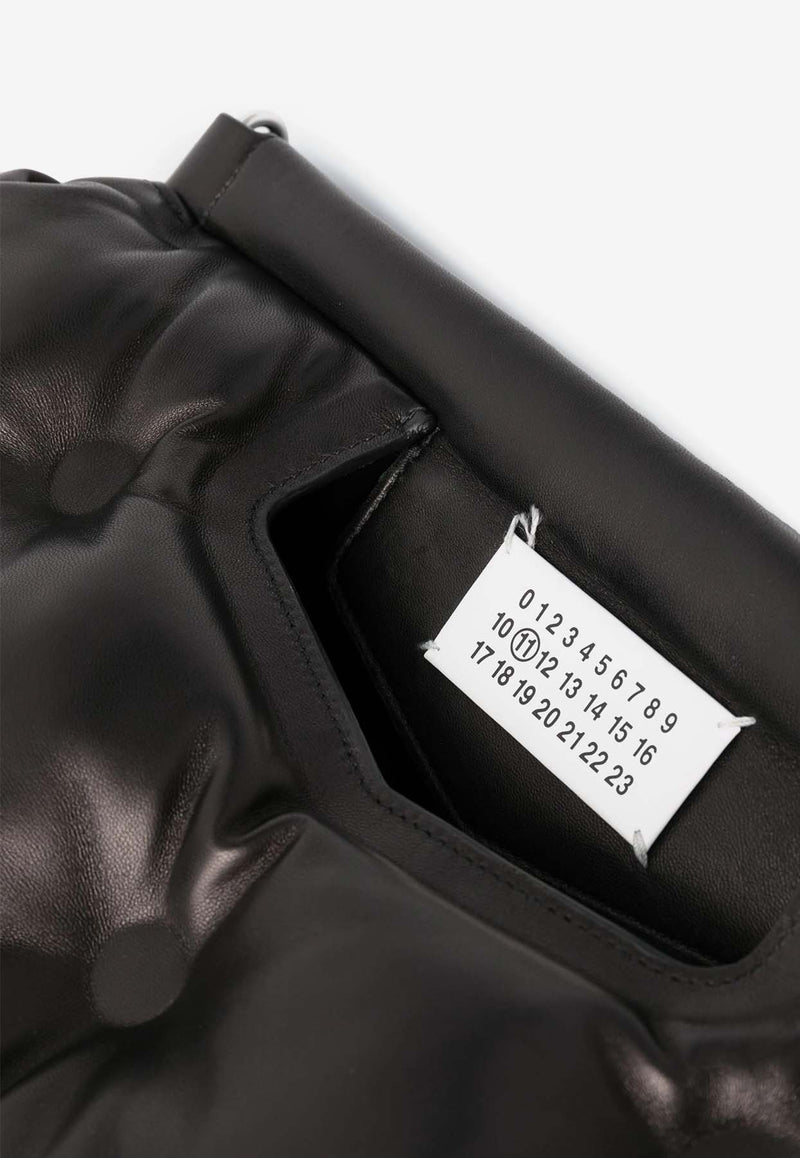 Maison Margiela Medium Glam Slam Leather Shoulder Bag Black SB1WG0034P4300_T8013