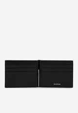 Balenciaga Monaco Money Clip Bi-Fold Wallet Black 7926652AAS6/P_BALEN-1000