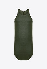 Rick Owens Fine Ribbed Tank Top Green RU02D6150RC_75