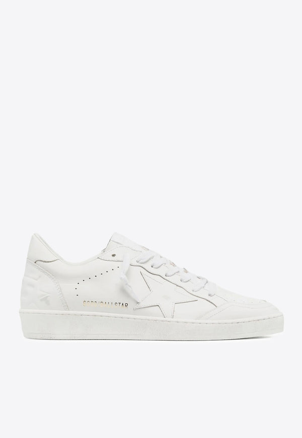 Golden Goose DB Ball Star Low-Top Sneakers Optic White GMF00117F004170_10100