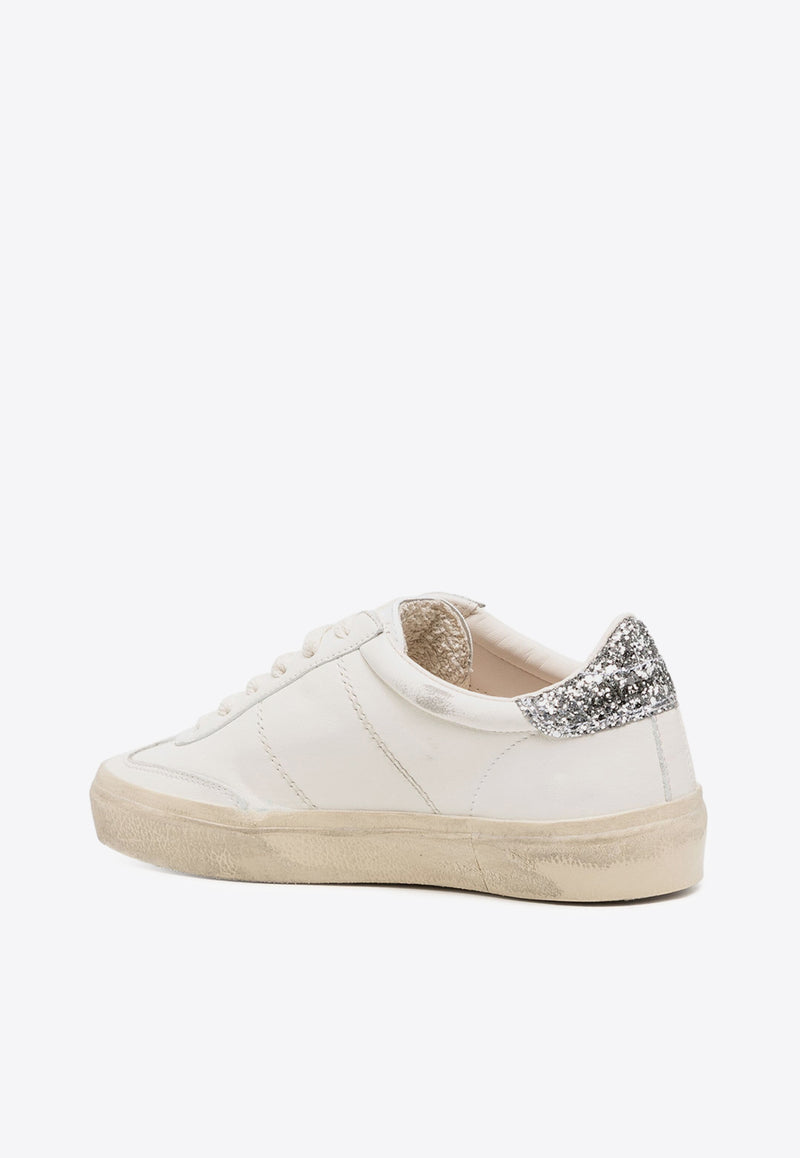 Golden Goose DB Soul Star Distressed Glittered Sneakers White GWF00464F005053_80185