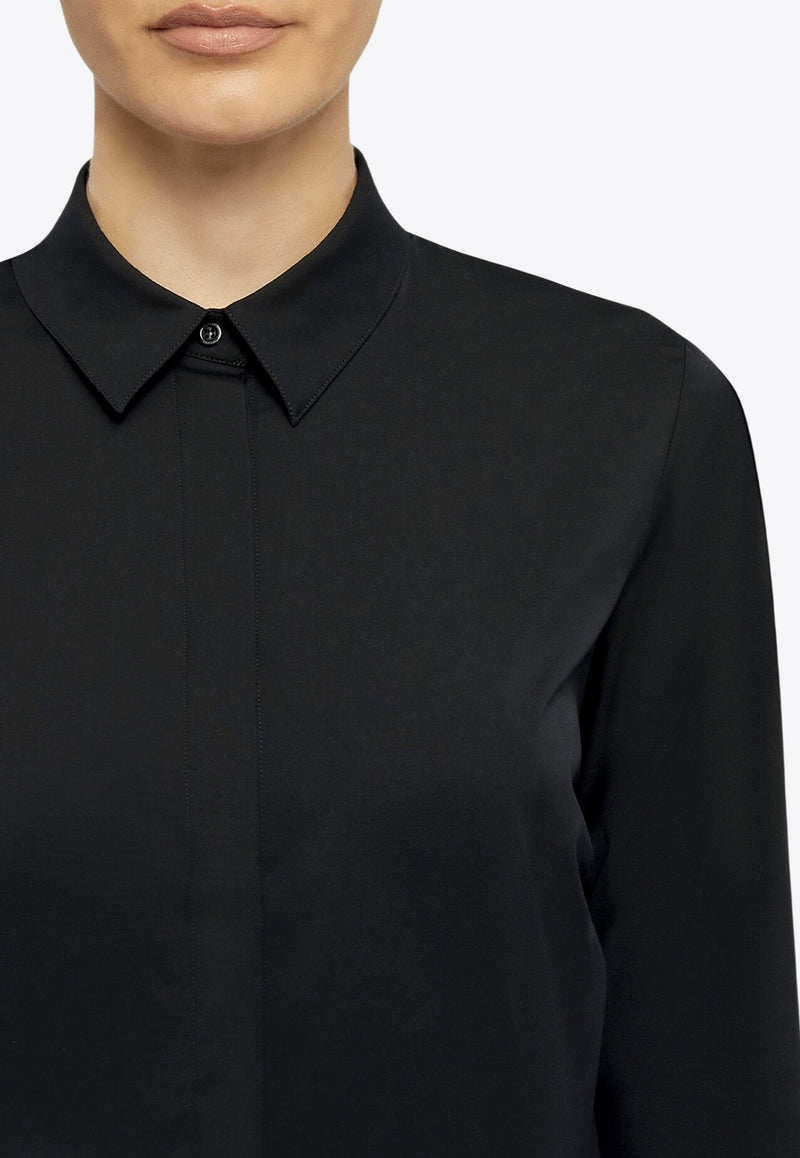 Wolford Long-Sleeved Shirt Bodysuit Black 79302_7005