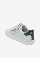 Gucci Kids Babies Ace Leather Sneakers White 793050AADOV/P_GUC-9054