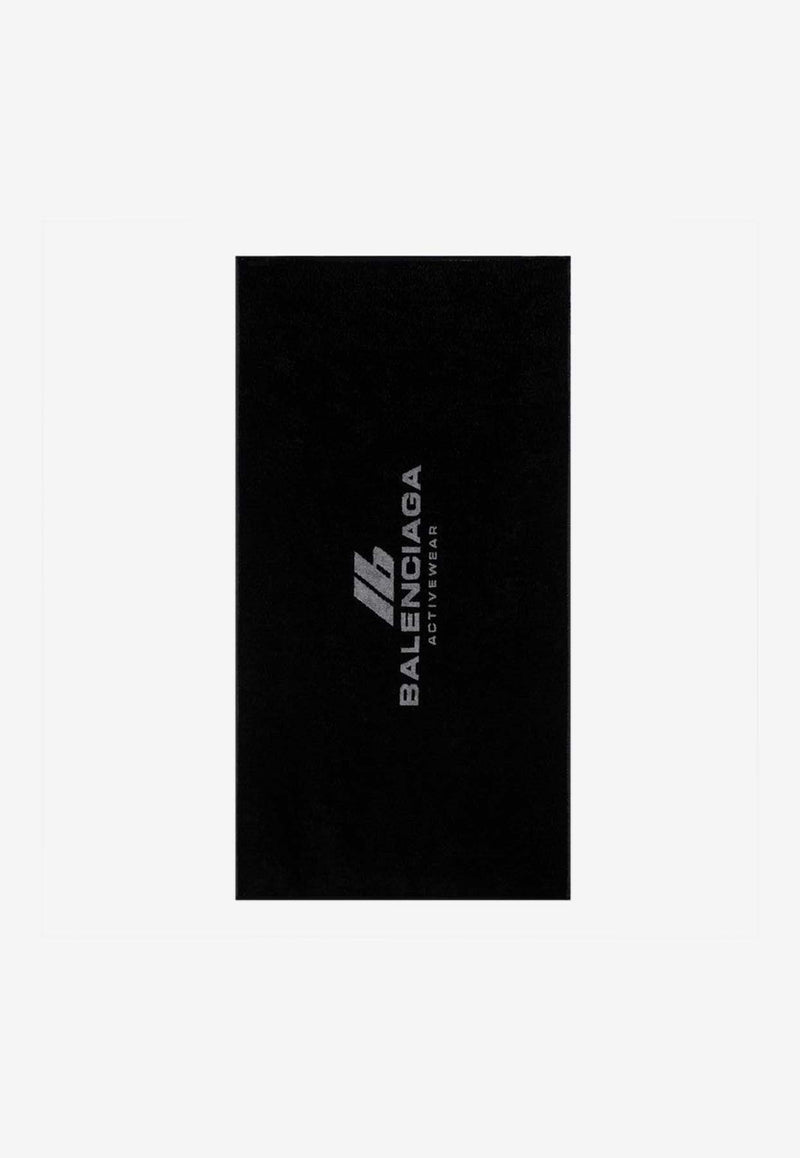 Balenciaga Logo Gym Towel 793309410B6/P_BALEN-1062 Black