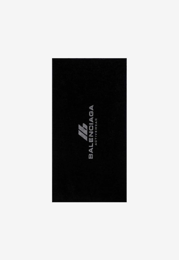 Balenciaga Logo Gym Towel 793309410B6/P_BALEN-1062 Black