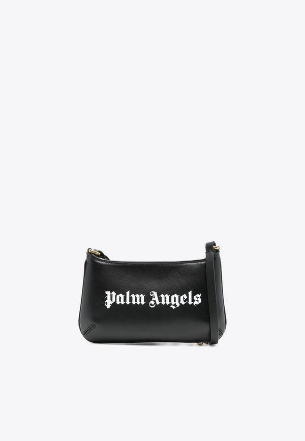 Palm Angels Mini Giorgina Calf Leather Shoulder Bag  Black PWNX006F24LEA002_1001