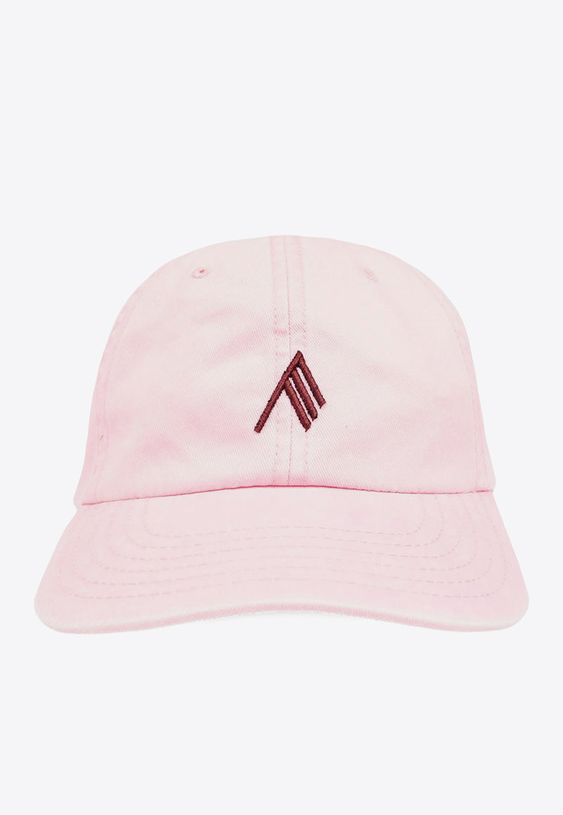 The Attico Logo Embroidered Baseball Cap Pink 247WAC34C104RM_799