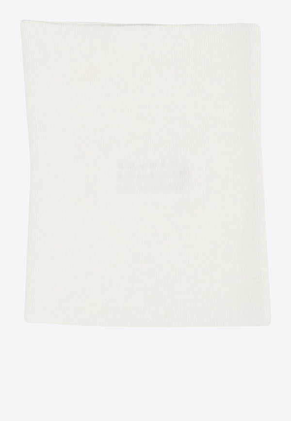 Maison Margiela Four Stitch Wool Neck Warmer Off-white S51TE0103M13057_102