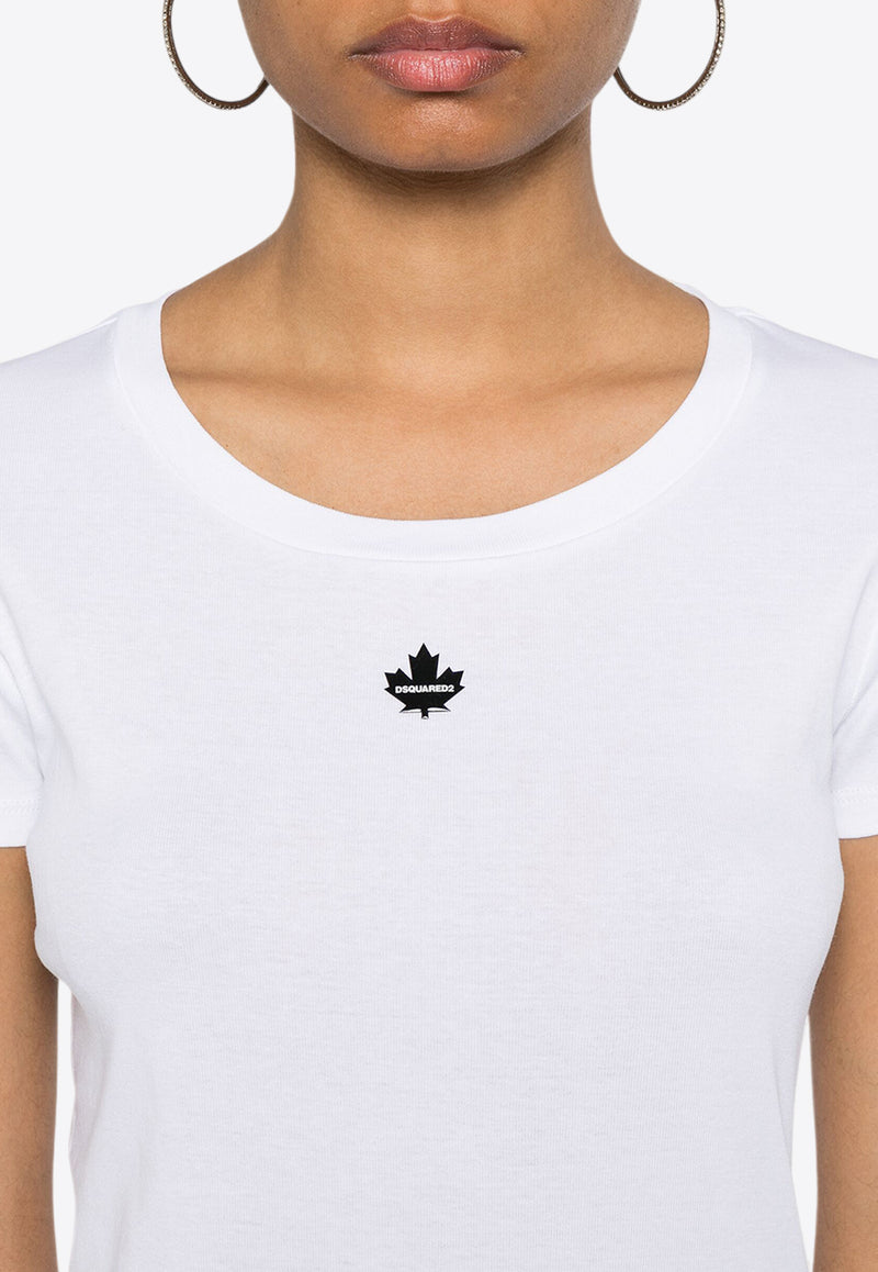 Dsquared2 Small Maple Leaf T-shirt White S75GD0427S23010_100