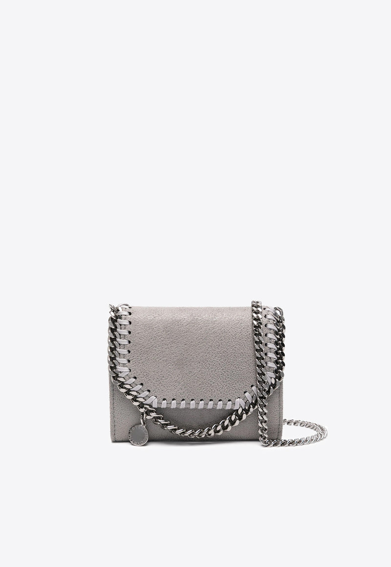 Stella McCartney Mini Falabella Chain Wallet Gray 7B0060W9132_1220