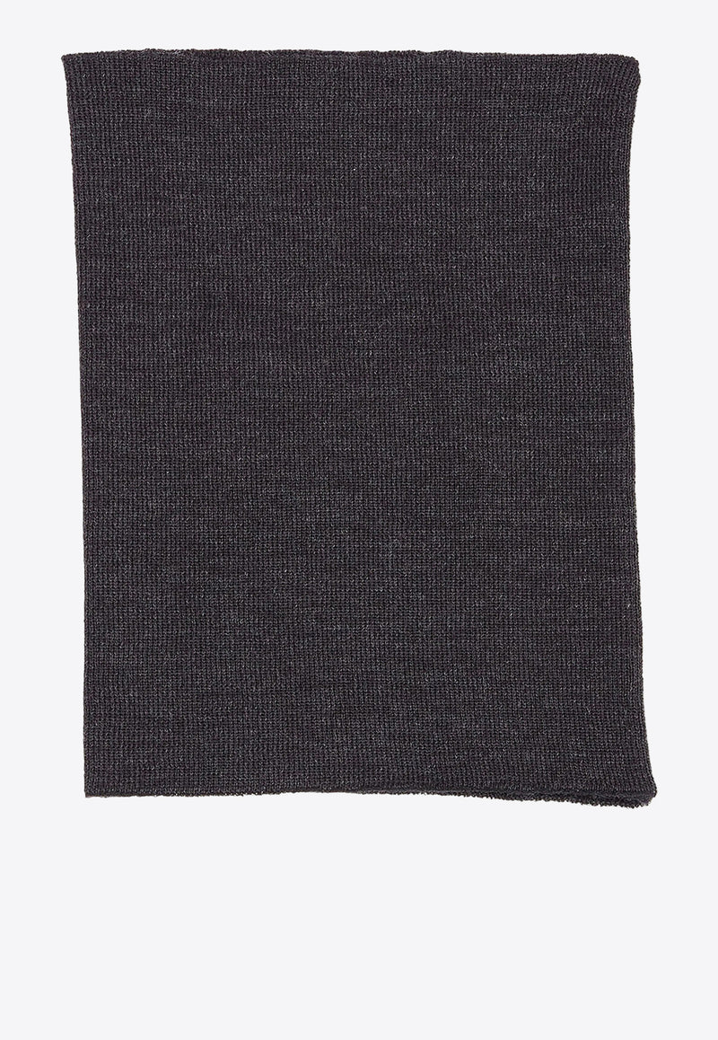 Maison Margiela Four Stitch Wool Neck Warmer Gray S51TE0103M13057_860M