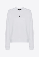 Dsquared2 Small Maple Leaf Sweatshirt White S75GU0549S25516_100