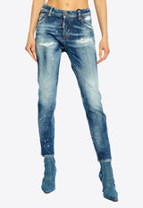 Dsquared2 Rammendo Medium Heritage Wash Jeans Blue S75LB0979S30872_470