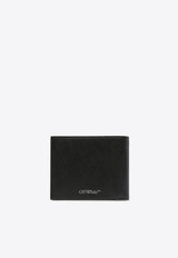 Off-White OW Print Calf Leather Wallet Black OMNC079C99LEA001_1001