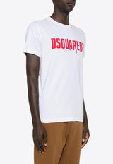 Dsquared2 Horror Logo Cool Fit T-shirt White S74GD1313D20014_100