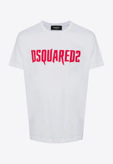 Dsquared2 Horror Logo Cool Fit T-shirt White S74GD1313D20014_100