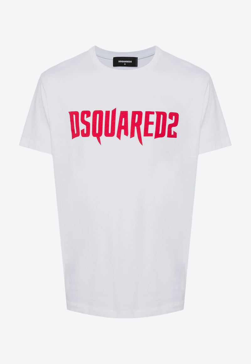 Dsquared2 Horror Logo Cool Fit T-shirt White S74GD1313D20014_100