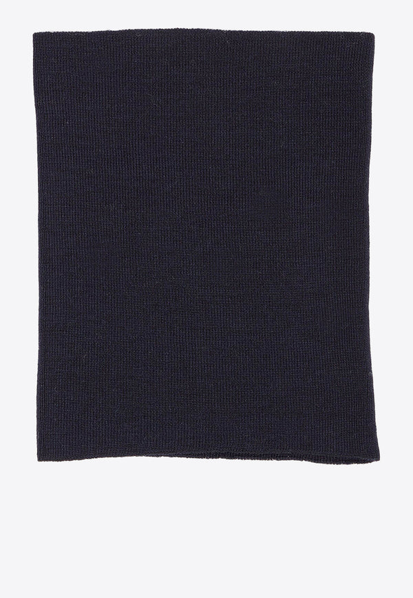 Maison Margiela Four Stitch Wool Neck Warmer Black S51TE0103M13057_900